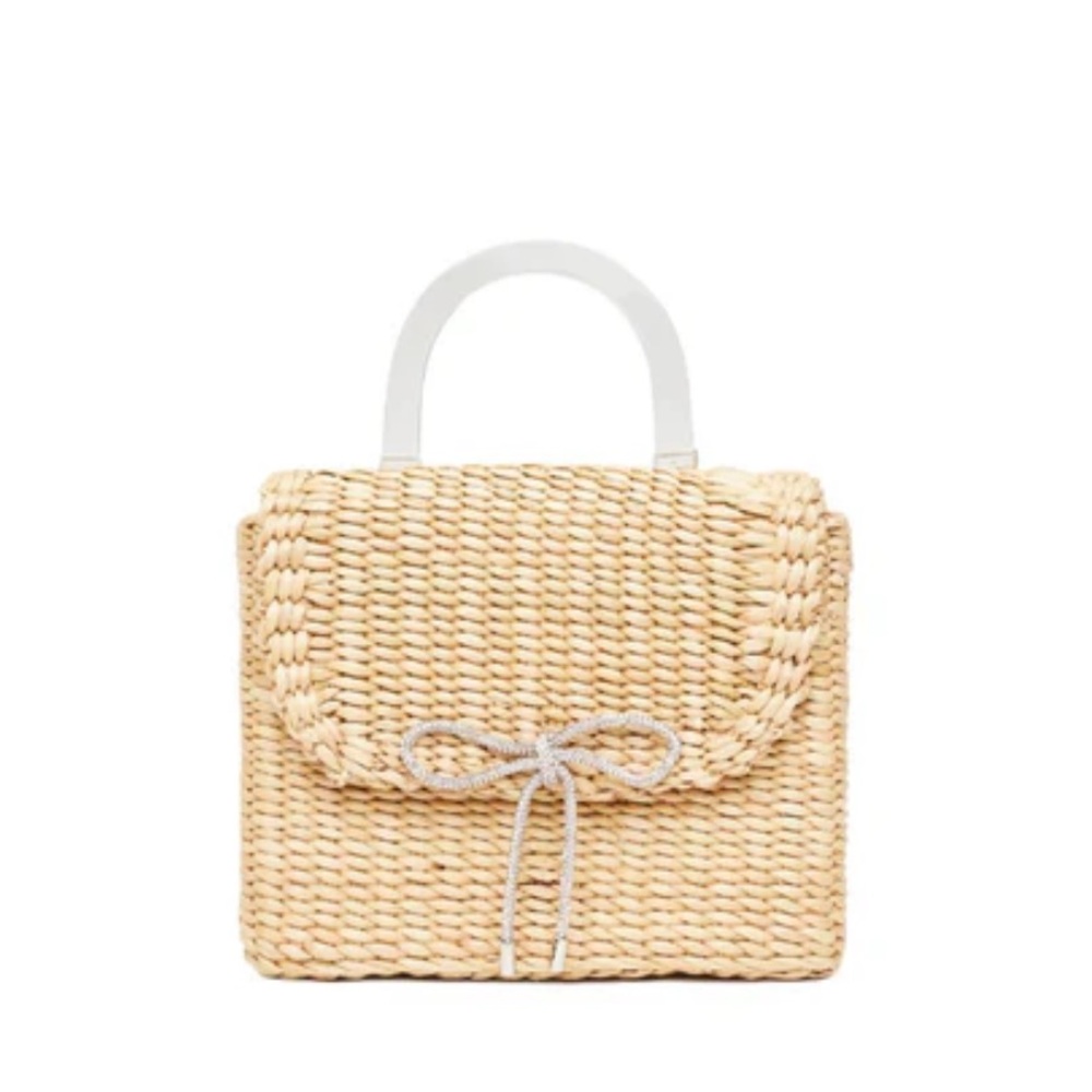 POOLSIDE The Bow Bag in Natural